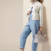 Boyfit-Jeans in Stone-Washed-Optik mit Schmuckknöpfen