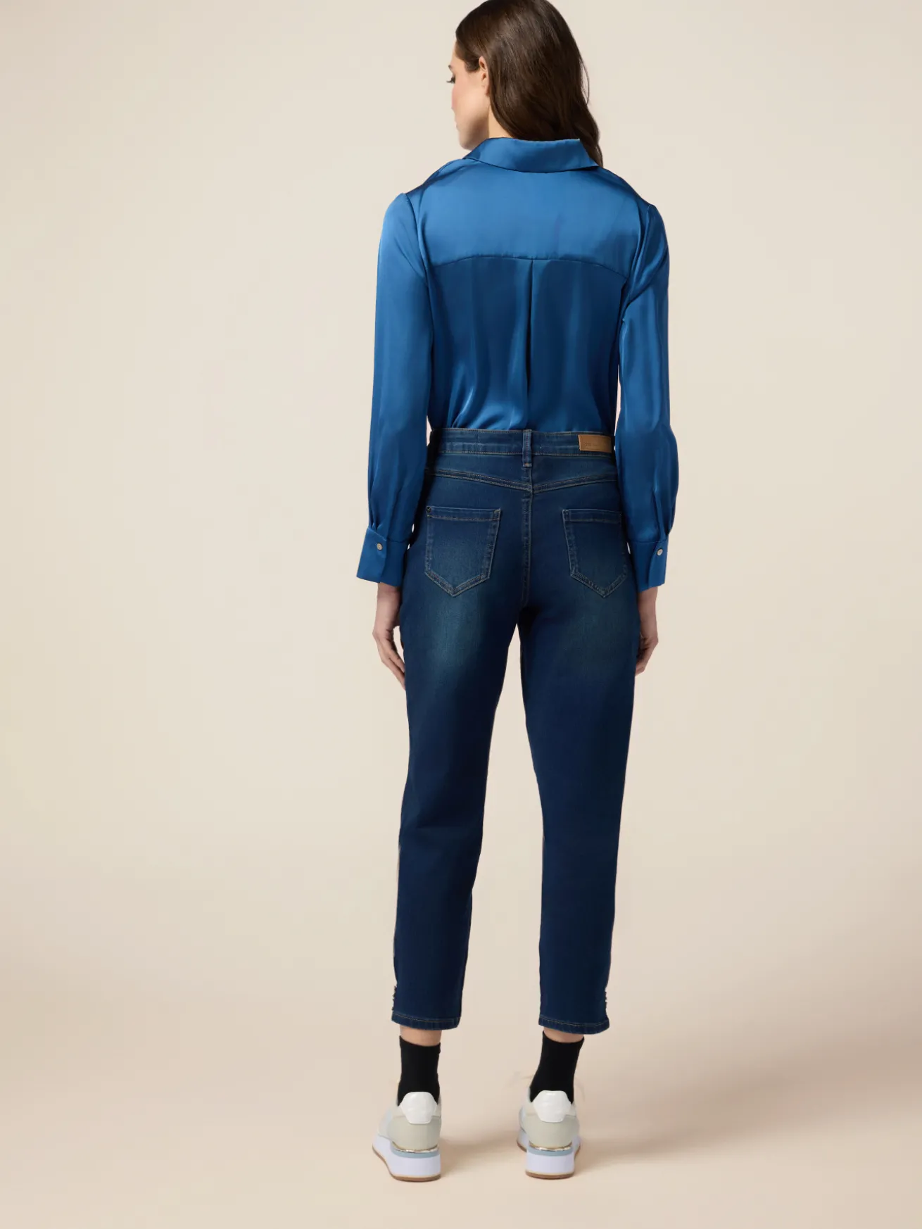 Boyslim-Jeans mit Schmuckdetails