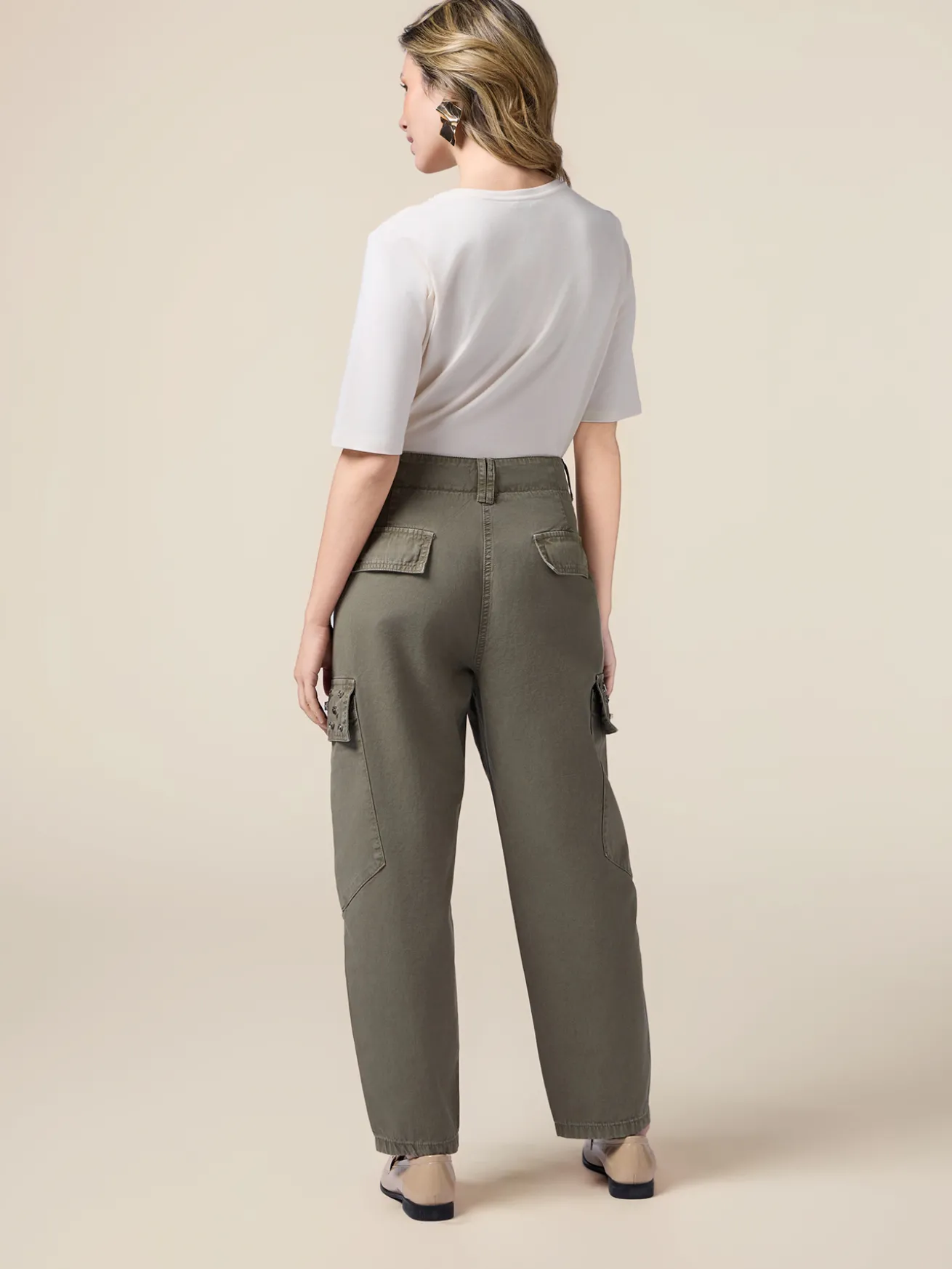 Cargohose mit Applikationen