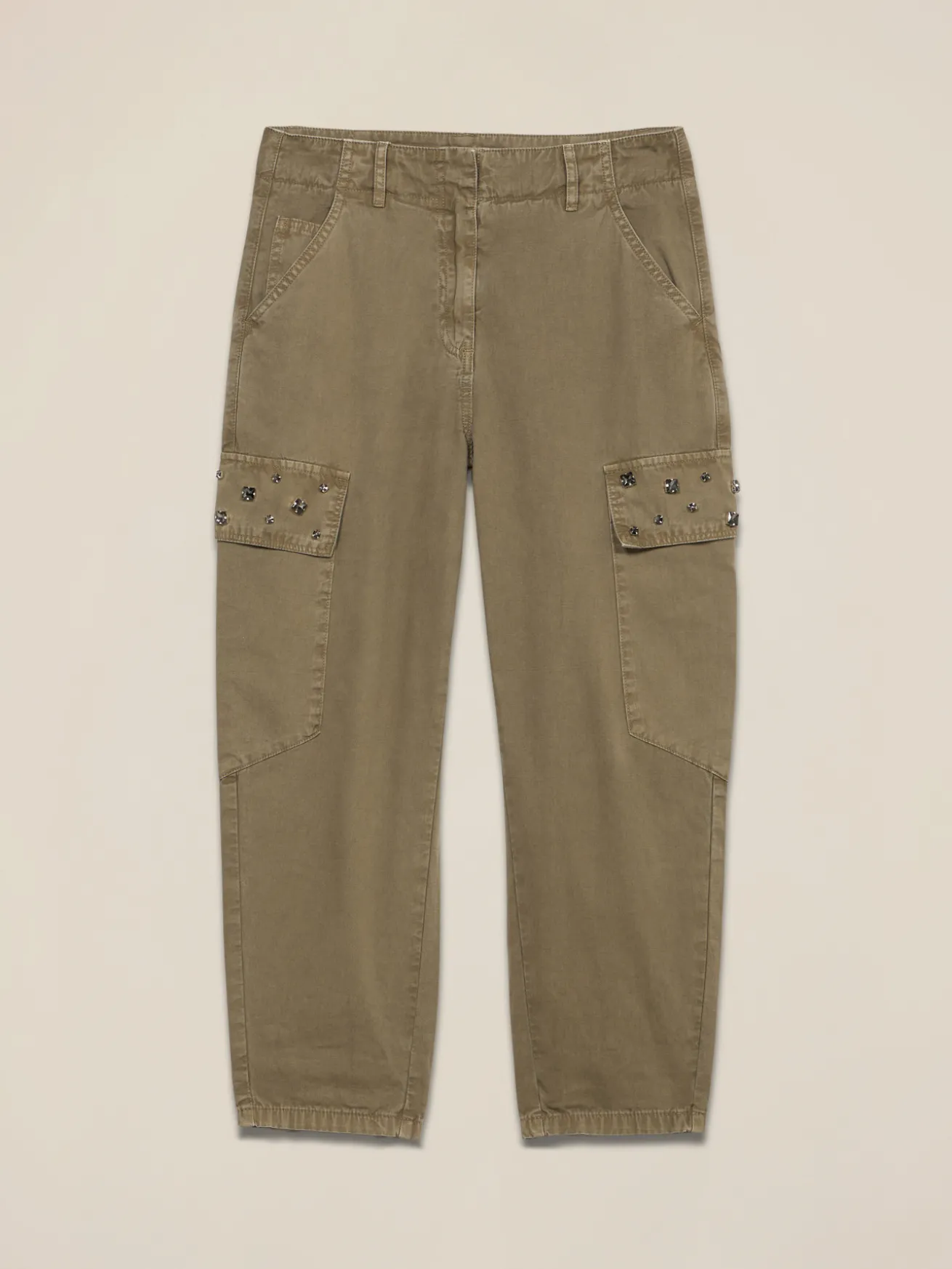 Cargohose mit Applikationen
