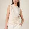 Drapiertes Jersey-Top