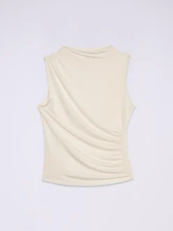 Drapiertes Jersey-Top
