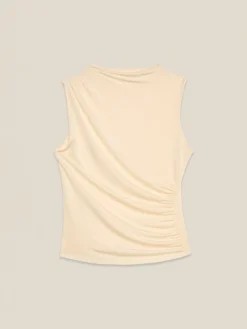 Drapiertes Jersey-Top