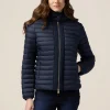 Leichte Daunenjacke mit abnehmbarer Kapuze