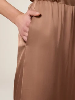 Palazzo-Hose aus Satin