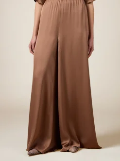 Palazzo-Hose aus Satin