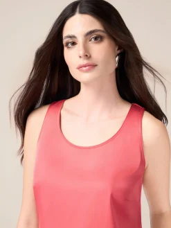 Top aus Viskosesatin