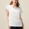 T-Shirt mit Schmuckapplikation